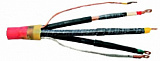 Муфта концевая комбинированная с холодноусаживаемыми трубками для кабеля с ПВХ изоляцией