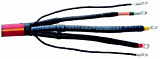 Муфта концевая комбинированная с холодноусаживаемыми трубками для гибкого кабеля