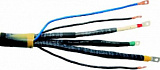 Муфта концевая комбинированная с термоусаживаемыми трубками для гибкого кабеля